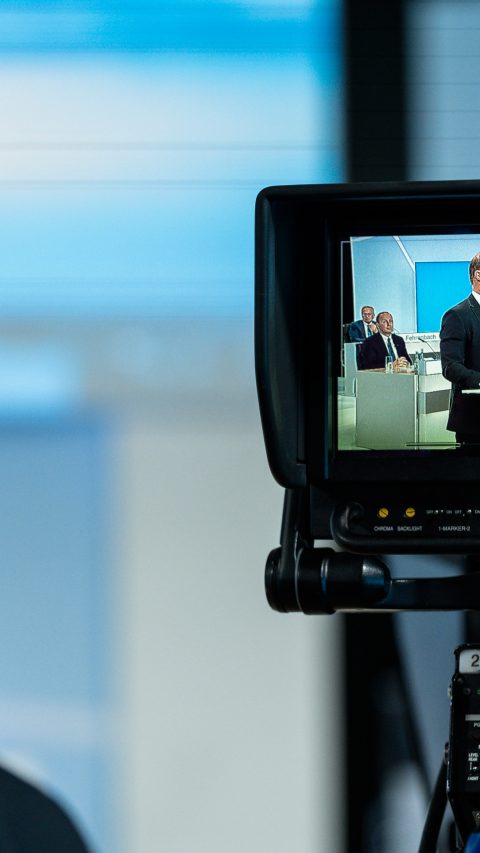 BASF-Vorstandsvorsitzender Dr. Martin Brudermüller während seiner Rede bei der virtuellen Hauptversammlung